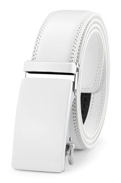 PRICES MAY VARY. NO BELT HOLES - Lingli's concealed ratchet belts use a hidden track with 32 sizing positions, so you can adjust ¼” at a time. Result = 640% more adjustable vs. traditional leather belt.(traditional belt only have 5 sizing holes)--Easy removable buckle allows you to use a simple scissor to cut the ratchet belt to your ideal size to give a primmer and custom-tailored appearance! EASY TO USE - Just slide the dress belt into the sliding buckle and pull the ratchet belt through, the Traditional Belt, Nice Belts, Belt Fashion, Branded Belts, Men's Belt, Dress Belt, Genuine Leather Belt, Black Trim, Elegant Gift