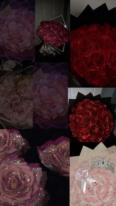 Glitter Roses, Pink And Red, The Man, Beautiful Flowers, Roses, Glitter, Flowers, Red, Pink