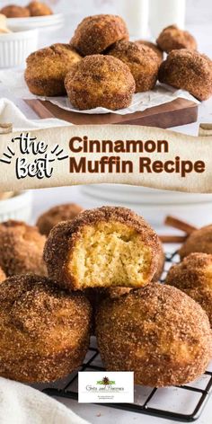 Start your mornings with the best cinnamon muffins, which are quick and easy to make! These simple homemade cinnamon muffins are bursting with warm spices and topped with a sweet cinnamon-sugar coating. They are perfect as a Thanksgiving breakfast idea, a festive holiday breakfast idea, or just a quick breakfast muffin for busy days. Check out this recipe to learn how to make homemade cinnamon muffins from scratch and enjoy a cozy, flavorful treat your family will love. Muffin Recipes Cinnamon, Vanilla Muffins, Moist Muffins, Donut Muffins, Simple Muffin Recipe, Spice Muffins, Cinnamon Muffins, Breakfast Sweets, Homemade Muffins