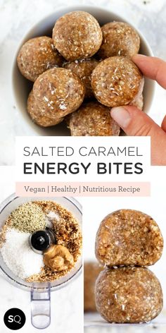 an image of salted caramel energy bites