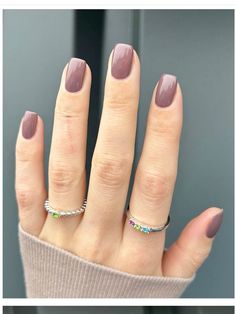 Spring Short Nails, November Nail Designs, Nexgen Nails, Unghie Sfumate, Simple Fall Nails, Nagellack Trends, November Nails, Short Gel Nails, Fall Gel Nails