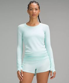 Swiftly Tech Long-Sleeve Shirt 2.0 *Hip Length | Women's Long Sleeve Shirts | lululemon Lululemon Moisture-wicking Athleisure Tops, Lululemon Long Sleeve Breathable Top, Lululemon Long Sleeve Athletic Fit Activewear, Lululemon Crew Neck Top For Gym, Lululemon Athletic Fit Moisture-wicking Top, Lululemon Athletic Fit Tops For Workout, Lululemon Long Sleeve Sportswear, Lululemon Crew Neck Sports Tops, Lululemon Go-dry Activewear