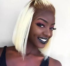 These Black Women With Blonde Hair Will Inspire You To Dare To Try Mexican With Blonde Hair, Dark Skin Blonde Hair, Black To Blonde Hair, Lovely Hairstyles, Lace Fronts, Blonde Wigs, Real Hair Wigs, Blonde Hair Girl, Frontal Hairstyles