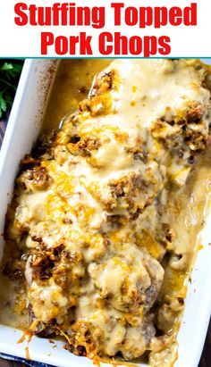 a casserole dish with meat and cheese on top, in a white baking dish