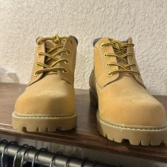 These Are A Great Looking Basswood Ankle Boot. They Are A Medium Suede, Tan Color, And Our Brand New, But Do Not Have Any Tags. Leather Uppers. Luxury Lace-up Chukka Boots With Rubber Sole, Ladies Boots, Moto Boots, Tan Color, Boot Shop, Womens Boots, The Social, Leather Upper, Ankle Boot