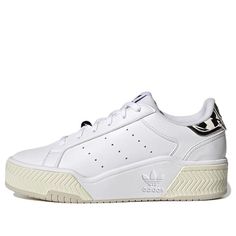 (WMNS) Adidas Originals Court Tourino Bold Shoes 'Cloud White' GY9550 (SNKR/Skate/Women's/Thick Sole/Wear-resistant) White Adidas Platform Sneakers Lace-up, White Adidas Lace-up Platform Sneakers, White Lace-up Platform Sneakers With Adidas Logo, Adidas Platform Sneakers With White Sole And Round Toe, Adidas Sporty Platform Sneakers With White Sole, Sporty Adidas Platform Sneakers With White Sole, Adidas Sneakers With Three Stripes Branding, Adidas Platform Sneakers With White Sole And Logo, Adidas Low-top Platform Sneakers For Sports