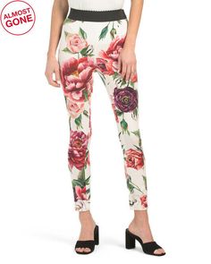 NWT Authentic DOLCE & GABBANA Silk Blend Pants IT 40/ US 4 Floral print design, elastic waist, fabric provides stretch Ankle length, slim fit High rise waist Side zip closure Silk/elastane Dry clean PLEASE CHECK YOUR SIZE AND CONDITION OF THE PRODUCT CAREFULLY, AS WE DO NOT ACCEPT RETURNS About us:  Our concept is simple: share our love of and passion for style in all its incarnations, our commitment to quality and longevity, and the joy we feel when we discover new and exciting things that are Spring Printed Fitted Leggings, Printed Fitted Leggings For Spring, Spring Tight Elastane Leggings, Spring Ankle-length Elastane Leggings, Stretch Floral Print Straight Pants, Chic Spring Elastane Leggings, Stretch Straight Pants With Floral Print, Spring Elastane Leggings, Elegant Fitted Printed Bottoms