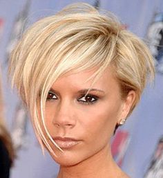 Modern Short Hairstyles, Modern Haircuts, Trendy Short Haircuts, Funky Hairstyles, Platinum Blonde Hair