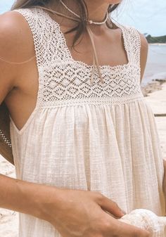 Spell Byron Bay, Muslin Dress, White Bohemian, Boho Beachy, Boho Style Outfits, Boho Dresses, Summer Sweaters, Cold Weather Outfits