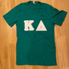 Never Worn! Perfect Condition Delta Green, Kappa Delta, Letter T, Shirt Color, Colorful Shirts, Womens Tops, Tops & Tees, Green, T Shirt