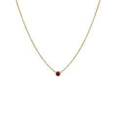 WONDERFUL PIECE OF JEWELRY, TousiAttar Red Ruby necklace is the Perfect Accent to any outfit. Dress it up or wear it with your favorite pair of jeans.it is surprisingly light weight. Made of with pure handmade bezel set gold and Red Ruby. Metal stamp﻿: 14k or 18k Metal﻿: Yellow-White-Rose Gold Material: Gold, Red Ruby Gem Type: Ruby Setting: Bezel Chain: Rolo Clasp: Spring-Ring Stone Weight﻿: 0.20 carats Stone shape﻿: Round Shape Minimum color﻿: Red Cut﻿: Ideal-Cut Stone Weight﻿: 0.20 carats Sto Ruby Gold Necklace, Red Ruby Necklace, Solitaire Necklace, Gold And Red, Ruby Necklace, Solitaire Necklaces, Natural Stone Jewelry, Ring Stone, Outfit Dress