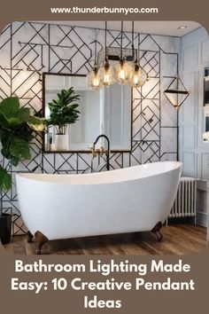 https://thunderbunnyco.com/transform-your-bathroom-with-a-shower-niche-lighting-kit/ Vanity Lighting Ideas, Modern Backdrop, Bathroom Vintage, Timeless Bathroom, Eclectic Bathroom, Kitchen Countertop Materials, Vanity Area, Vintage Light Fixtures, Minimalist Lighting