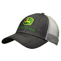 John Deere Kids, Denim Cap, Base Ball, Classic Hats, Denim Hat, Denim Style, Classic Logo