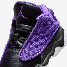 Brand: Air Jordan Model: Air Jordan 13 Retro (TD) Nickname: 'Venom Purple' Colorway: Purple Venom / Black - White SKU: FD4647-501 Release Date: 10/02/2023 Jordan Model, Air Jordan 13 Retro, Jordan 13 Retro, Air Jordan 3 Retro, Toddler Sneakers, Air Jordan 6, Air Jordan 4 Retro, Jordan 6, Jordan 13