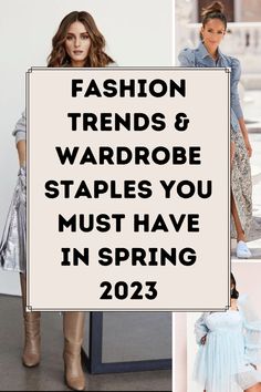 Spring 2023 Fashion Trends & Wardrobe Staples Winter Outfit Casual, Women Spring Fashion, Summer Work Dresses, Dress Work Outfit, Summer Dress Trends, Casual Chic Spring, Spring Summer Fashion Trends, Collection Ideas