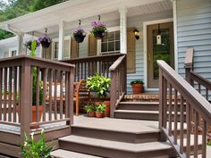 the front porch is clean and ready for us to use