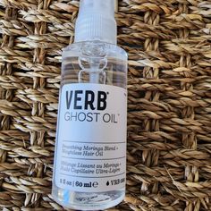 New!! Verb Gost Oil Hair Products 60ml Verb Hair Oil, Curly Hair Spray, Verb Shampoo And Conditioner, Humidity Hair, Volumizing Mousse, Bounce Curl, Hair Crimper, Teased Hair, Deva Curl