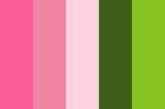 an image of a pink and green color scheme