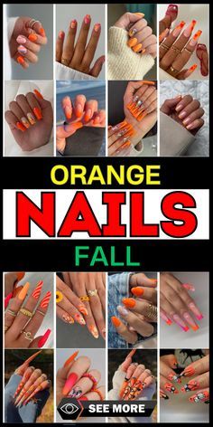 🍂💅 Trendy Fall Nail Colors for Cozy Vibes! Fall Nail Colors, Orange Nails, Fall Nail, Cozy Vibes, Trendy Fall, Nail Colors, Nails, Color