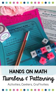 hands on math numbers and patterns activities for kids