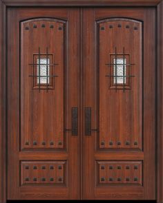 Order (SBC28802PRSPCL-DF82P2) Exterior door made by GlassCraft starting at $3461.1500 online. Customize the product within available options to meet your requirements and get the adjusted price real time or add the product to Quote for more customization. This product is available in () door systems and is made of (Cherry) Fiberglass . This Colonial door is an excellent fit for your home. The estimated ship lead time is Slab Doors: 10 business days , Prehung: 2-3 weeks; Pre-finished:  add 1-2 we Knotty Alder Door, Colonial Door, Alder Doors, Knotty Alder Doors, Slab Doors, Fiberglass Exterior Doors, Iron Straps, Walnut Doors, Modern Mediterranean