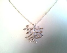 Lovely Tree pendant Necklace  Sterling silver chain by LaLaCrystal, $20.50 Necklace Tree, Family Tree Necklace, Knick Knack, Tree Necklace, Mothers Day Gifts, Diamond Bar, Girl Friend, Tree Pendant, Necklace Sterling Silver