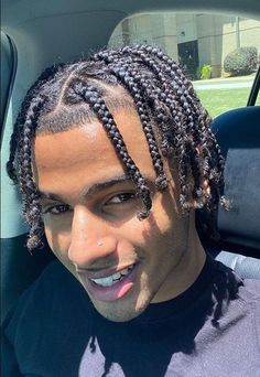 Box Braids Men, Mens Twists Hairstyles, Boy Braids, Braids With Fade, Hair Twists Black, Braid Styles For Men, Boy Braids Hairstyles, Cornrow Hairstyles For Men, Braids For Boys