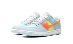 Dunk Low GS HF4797 474 Heat Map, Nike Kids, Dunk Low, Nike Shoes, Light Blue, Street Wear, Nike, Blue