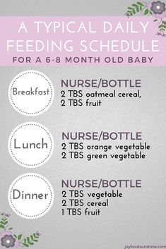 an info sheet with the instructions for feeding babies and how to use it in order to keep