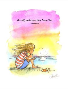 Inspirational Wall Art Be Still and know that I am God | Etsy Art Plage, Round Robin, I Am God, Be Still And Know, Ayat Alkitab, Childrens Wall Art, Backgrounds Wallpapers, Bible Art Journaling, Art Et Illustration