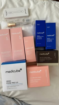 Medicube, korean skincare, skincare haul, k beauty #koreanskincaretips #skincare #skincareobsessed #skincaregoals #skincareaddiction #skincareaddict Medicube Skin Care, Medicube Skincare, Yesstyle Skincare, K Beauty Skin Care, Manifestation Diary, Toner Products, Plump Glowing Hydration Boost, Skin Care Things