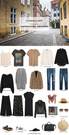 Italy Adventure, Minimal Packing, Smart Packing, Packing Travel, Copenhagen Travel, Europe Travel Outfits, Leather Jacket Dress, Travel Capsule Wardrobe, Minimalist Capsule Wardrobe