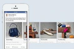 the facebook page is displayed on an iphone with multiple pictures of shoes and purses