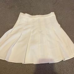 Really Cute, Very Flattering White Pleated Skirt. Never Worn Shein Skirts, White Tennis Skirt, White Pleated Skirt, Skirts White, Tennis Skirt, White Skirts, Pleated Skirt, Dream Closet, Womens Skirt