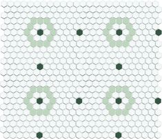 an image of some type of tile that looks like hexagonal tiles with numbers on them