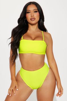 Available In Lime. Mix And Match Bikini Bottom Pair with any style from our Maui Mix and Match Swim Collection to complete the look! Separate Bottom High Rise Brazilian Cut Bottom Full Stretch Final Sale Shell: 82% Nylon 18% Spandex Lining: 92% Polyester 8% Spandex Imported | Maui Mix And Match High Cut Cheeky Bikini Bottom in Lime size 3X by Fashion Nova Trendy Solid Color Swimwear For Club, Trendy Neon Swimwear For Beach Season, Neon Swimwear For Beach Party Season, Trendy Neon Swimwear For Summer, Neon Yellow Swimwear For Summer Party, Neon Swimwear For Beach And Pool Season, Neon Swimwear For Pool And Beach Season, Neon Yellow Party Swimwear For Summer, Summer Party Neon Yellow Swimwear