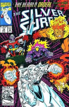 the silver surfer comic book cover