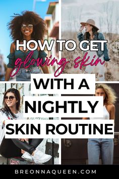 "Uncover the secrets to achieving glowing skin at night with our engaging and fun PM skincare routine. Embrace the power of nighttime beauty rituals and awaken to a revitalized, radiant complexion. #SkincareRoutine #GlowingSkinAtNight #PMBeauty" Night Time Skin Care Routine, Take Care Of Your Skin, Night Time Routine