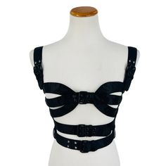 Nwt Dolls Kill Black “Divided Attention” Stretch Satin Harness Crop Top Size: Small * Sold Out In Stores/Online * In A World Where Bold Meets Elegance, This Harness Crop Top Stands Out. Crafted From Stretch Satin, It Wraps The Wearer With Strappy Sophistication. The Intricate Strappy Design Whispers Of Your Darkest Desires, While The Adjustable Straps And Hook-Eye Closures Offer A Modern Twist. Embrace An Artful Blend Of Nostalgia And Contemporary Style. Strappy Harness Design Stretch Satin Fabr Harness Design, Stretch Satin Fabric, Leather Ideas, Stretch Satin, Hook Eye, Braided Leather, Dolls Kill, Satin Fabric, Contemporary Style