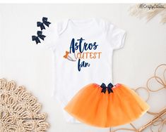 Astros Outfit, Cute Onesie, Background Png, Unisex Baby, Handmade Baby, Daughter Love, Kids Shirts, To My Daughter, Onesies