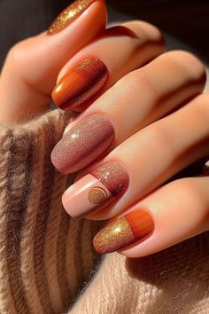 Thanksgiving Nails Design Fall, Pastel Nail Art, Stylish Inspiration, Fall Nail Ideas, Festive Nail Art, Fall Gel Nails, Cute Nails For Fall