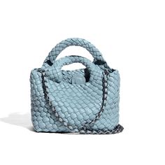 Free U.S. shipping. Style:  , color:Blue, suite for season�：Spring, Summer, Autumn ，, Material Genuine Leather, Blue Woven Leather Basket Bag Chain Bags With Inner Pouch Leather Basket, Bag Chain, Mini Tote Bag, Leather Weaving, Basket Bag, Mini Tote, Shoulder Handbag, Bags Designer Fashion, Chain Bags