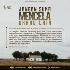 @syababjeneponto on Instagram: “45. Jangan Suka Mencela Orang Lain  Yuk share tanpa crop!  Telegram & Instagram :  @syababjeneponto @syababsalafycreative…” Muslim Reminder, Islam Quote, Quote Islam, Muslim Quotes, Famous Quotes, Daily Quotes, Friendship Quotes