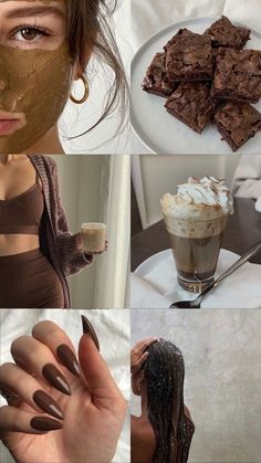 Vision Board Inspiration, Healthy Lifestyle Motivation, Healthy Girl, Healthy Lifestyle Inspiration, Glow Up Tips, روتين العناية بالبشرة, Brown Aesthetic, Aesthetic Collage, Girls Life