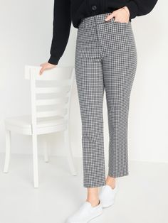 "Online exclusive! The Pixie pants you love, now in a more flattering fit & fabric.  Contoured waistband, with double hook-and-bar closure, interior stay-button and built-in belt loops.  Zip fly.  Diagonal on-seam hip pockets; decorative welt faux-po Fall Workwear Bottoms With Button Zip Fly, Trendy Business Casual Bottoms With Button Closure, Trendy Business Casual Pants With Button Closure, Trendy Workwear Bottoms With Button Closure, Non-stretch Dress Pants With Button Closure For Work, Ankle-length Workwear Pants With Button Zip Fly, Ankle-length Work Pants With Button Zip Fly, Chic Workwear Pants With Button Zip Fly, Classic Bottoms With Zipper Closure For Fall