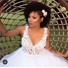 Natural Hair Styles For Black Women Wedding, Black Brides, Cabello Afro Natural, Curly Wedding Hair