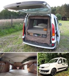 how to build a micro camper in the back of a minivan or van