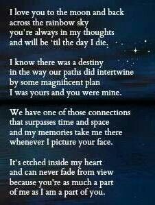 a poem written in the night sky with stars and moon on it's side