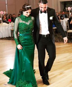 Evening Dress Long Sleeve, Green Mermaid Prom Dress, High Neck Evening Dress, Long Sleeve Evening Dress, Evening Dress Beaded, Custom Made Prom Dress, High Neck Prom Dress, Evening Dress Long, Green Evening Dress