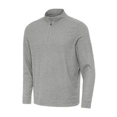 Made with our new, ridiculously soft brushed heather fabric, this 1/4 zip pullover will provide you with a layer of warmth on and off the course. Closure Type: Zipper, Pullover HeadFit: Regular FitNeckline: Mock NeckSleeve Length: Long SleeveApparel Length: 32 InchesFiber Content: 91% Polyester, 9% SpandexFabric Description: Polar FleeceCollar: Zip CollarCare: Machine WashCountry of Origin: Imported Winter Golf Tops With Long Sleeves, Mock Neck Long Sleeve, Mens Vests, Vests Mens, Large Sweaters, Small Sweater, Long Sleeve Pullover Sweater, 1/4 Zip Pullover, Vest Shirt